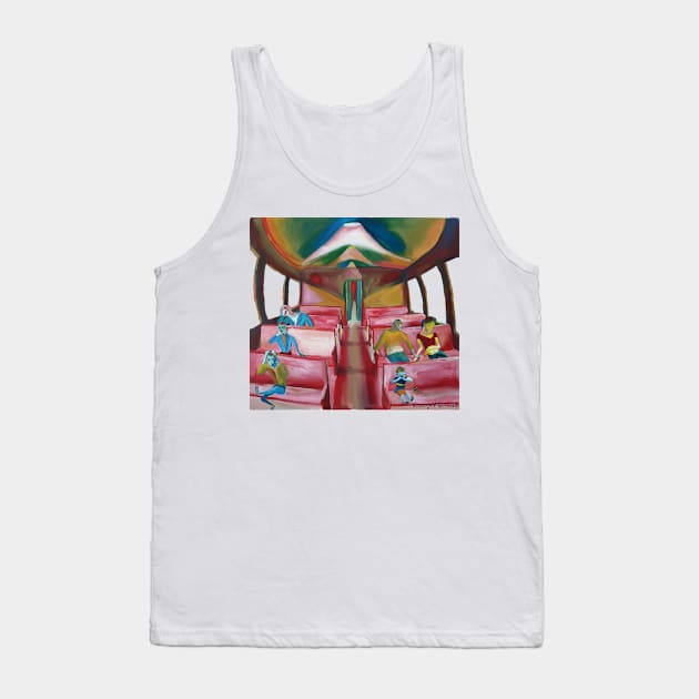 Train to the night Tank Top by diegomanuel